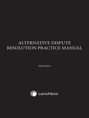 cover image of Alternative Dispute Resolution Practice Manual